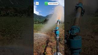 irrigation system installation yuzuak jet 50 rain gun sprinkler irrigation onion tanzania potato [upl. by Edaw]