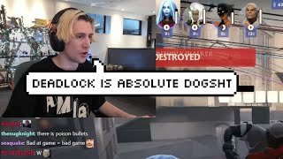 xQc says quotDeadlock is Terriblequot [upl. by Neerod]