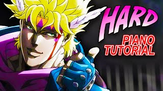 Caesars Theme from JoJos Bizarre Adventure Battle Tendency  Piano Tutorial [upl. by Templia]