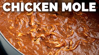 Easy Mexican Chocolate Chicken Mole Simplified Recipe [upl. by Malvia]