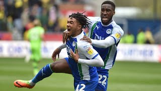 HIGHLIGHTS Wigan Athletic 1 Norwich City 1  14042019 [upl. by Emerald875]