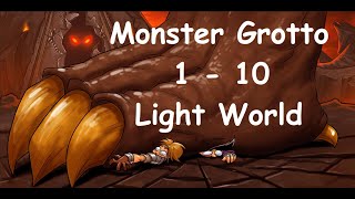 Shakes amp Fidget  Monster Grotto  Light World  complete new dungeon and achievement [upl. by Keil]