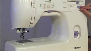 Sears Kenmore 385 Sewing Machine Instructional Video [upl. by Adlen]