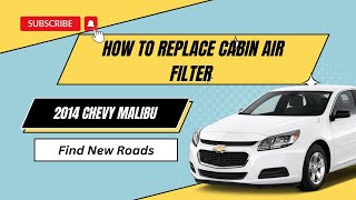 2014 chevy malibu cabin air filter replacement [upl. by Gavriella]