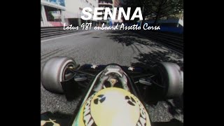 ULTRA REALISTIC  Ayrton Senna s Lotus 98T around Monaco  AC [upl. by Perlman]