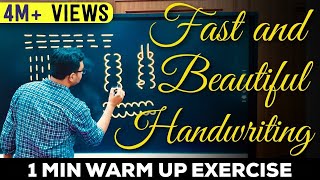 How to Improve Handwriting With A Simple Exercise Write Much Faster amp Get A Beautiful Handwriting [upl. by Llorrad]