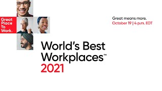 Worlds Best Workplaces in 2021 [upl. by Airotal]