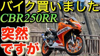 バイク買いました｢6年落ち◯◯万高いな」CBR250RRレプソルHONDAホンダ [upl. by Eniwtna]