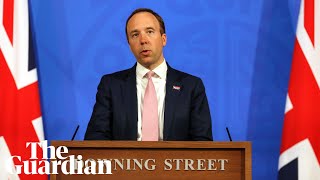 Coronavirus Matt Hancock holds Downing Street briefing – watch live [upl. by Nawak]