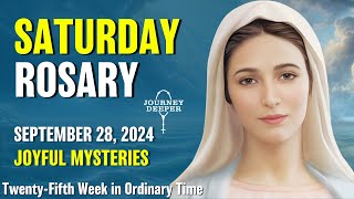 Saturday Rosary 💙 Joyful Mysteries of the Rosary 💙 September 28 2024 VIRTUAL ROSARY [upl. by Magdaia]