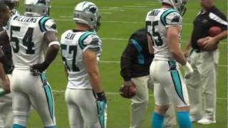 2011 Carolina Players Warmup Prior to the CarolinaHouston Game at Reliant Stadium [upl. by Michale]