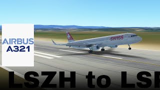 full regional in Switzerland LSZH TO LSPO fullflightsimulator youtube avaition butterlanding [upl. by Divine]