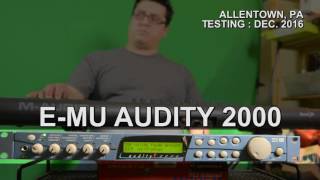 Emu Audity 2000  Sound Demo  Allentown PA [upl. by Nylirad]