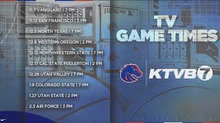 KTVB Boise State partner to broadcast 10 mens basketball home games this season [upl. by Eilah]