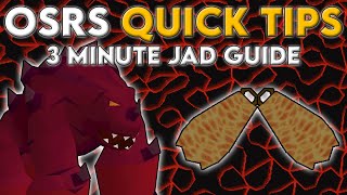 3 Minute Jad Guide  OSRS Quick Tips in 3 Minutes or Less [upl. by Hallerson]