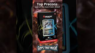 15 Starter Commander Decks Honorable Mentions  Top 20 Precon Commanders of 2022  Magic shorts [upl. by Aniwde]