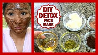 DIY Detox Face Mask Brightening amp Exfoliating Face Mask [upl. by Eillat]