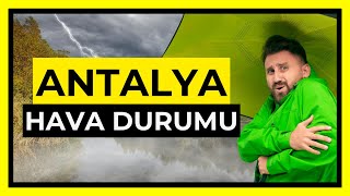 Antalya Hava Durumu  Sıcaklık Düşüşleri [upl. by Hsirap]