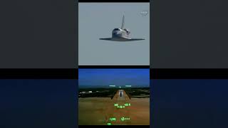 Top Gun Pilot Lands Space Shuttle [upl. by Siladnerb773]