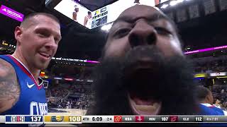 James Harden HEATS UP 🔥 Hits The 4PT Play For 35 Points 👀  December 18 2023 [upl. by Dremann]