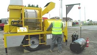 Parker  Phoenix RoadStar Mini Mobile Asphalt Patching Plant Setup amp Operation [upl. by Artenal242]