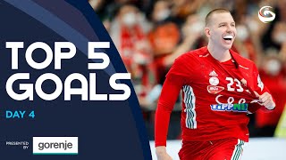 Top 5 Goals  Day 4  Preliminary Round  Mens EHF EURO 2022 [upl. by Nimad502]