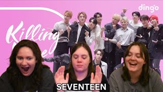 SEVENTEEN on Killing Voice  REACTION [upl. by Nythsa]