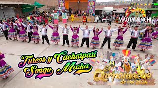 Turcos y Cacharpari  Arequipa  Sonqo Marka  Quepamacho de Oro 2024 Maqta Sinchi [upl. by Dwain902]