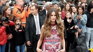 Izabel Goulart and Olivia Palermo  Valentino SS19 fashion show  30092018 [upl. by Lydon840]