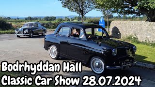 Bodrhyddan Hall Classic Car Show arrivals 2872024  Rhyl Dyserth [upl. by Ambrosia910]