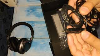 Распаковка Unboxing AudioTechnica ATHAR5BT bluetooth headphones [upl. by Stesha]