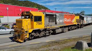 Tranzalpine train departing Greymouth station [upl. by Eaves278]