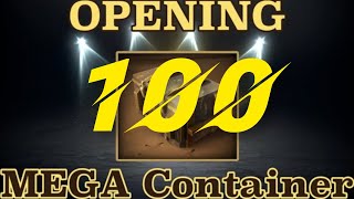 OPENING 100 MEGA CONTAINERS WOTB [upl. by Australia]