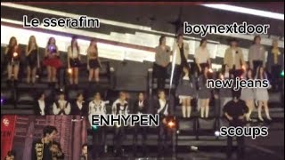 Idol Reaction LE SSERAFIM ENHYPEN BOYNEXTDOOR NEW JEANS to SEVENTEEN quotSUPERquot GDA JKT [upl. by Ranice]