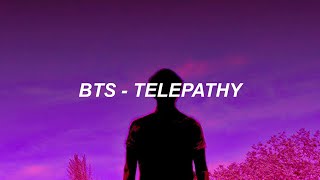 BTS 방탄소년단 Telepathy Easy Lyrics [upl. by Domela]