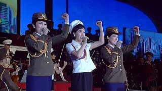 Moranbong Band  Advancing in socialism 전진하는 사회주의 [upl. by Cathey]