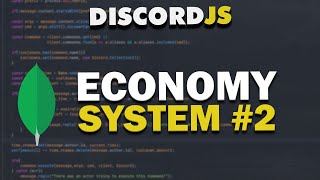 Code A Discord Bot  Economy System  Deposit amp Withdraw  2021 [upl. by Carpet]