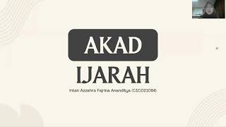 Materi 13 Akad Ijarah [upl. by Nnylharas]