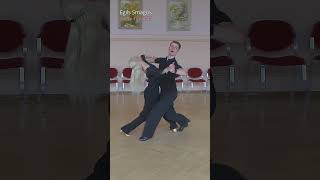 Slow Foxtrot advanced choreography  Three Step with Spin Ending Three Feathers [upl. by Nata]