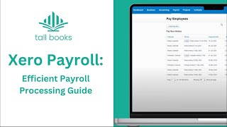 Xero Payroll  Processing Payroll Part 3 of 3 [upl. by Armat245]