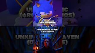 Ultra Sonic Vs Unkindness Raven  sonic dc trendingshorts versus viral shorts [upl. by Prent536]