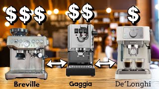 Best Vs Budget Espresso Maker  Breville  Gaggia  DeLonghi [upl. by Winfield]