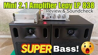 Lepy LP 838 Amplifier Review 21 Super Bass [upl. by Aseena82]