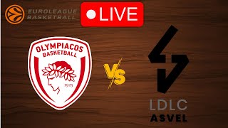 🔴 Live Olympiakos vs LyonVilleurbanne  EuroLeague 20232024  Live Play by Play Scoreboard [upl. by Ibrahim]