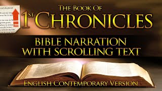 Holy Bible 1st Chronicles  Bible Narration with Text Contemporary Version [upl. by Hayashi782]