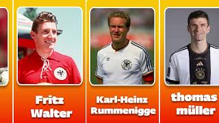 Top 30 best germany Football players all time [upl. by Stefa]