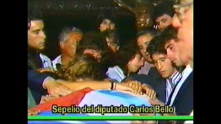 DiFilm  Sepelio del diputado Radical Carlos Bello 1989 [upl. by Alyak]