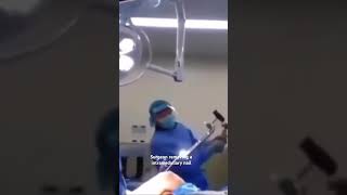 Surgeon removing a intramedullary nail funny shorts [upl. by Ashli]