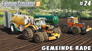 Buying new tractor plowing cultivation with slurry  Gemeinde Rade  Farming simulator 19  ep 24 [upl. by Goles]