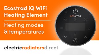 Ecostrad iQ WiFi Element Explained  Electric Radiators Direct appcontrol wifi electric [upl. by Pas]